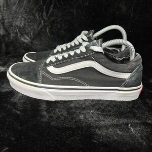 Vans Old Skool Unisex M6/W8.5 Skateboard Shoes Black White Athletic Sneaker